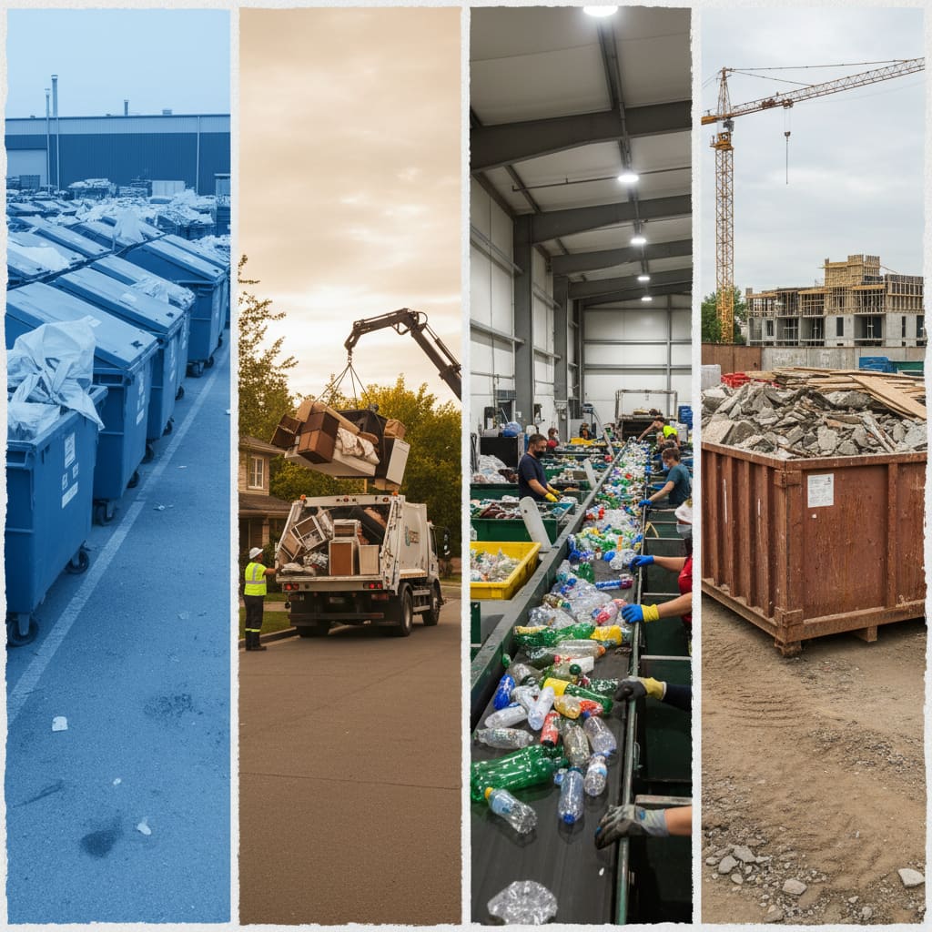 Verschiedene Entsorgungsleistungen