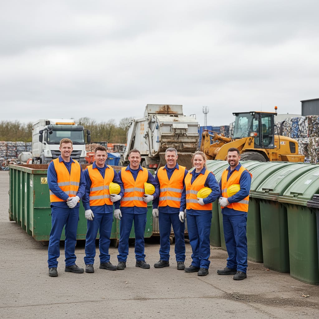 Team von AmoZaig Recycling